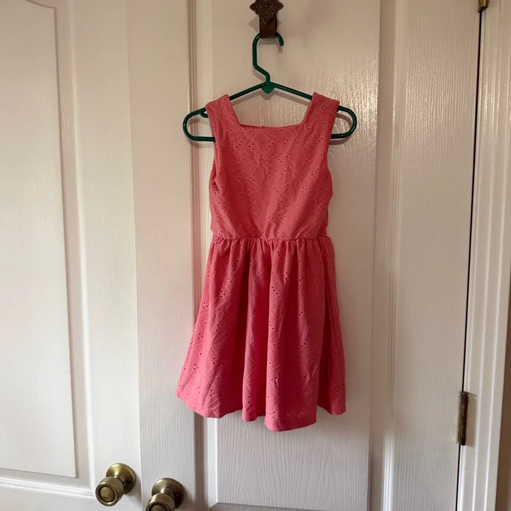 Pink Sleeveless Kids Dress